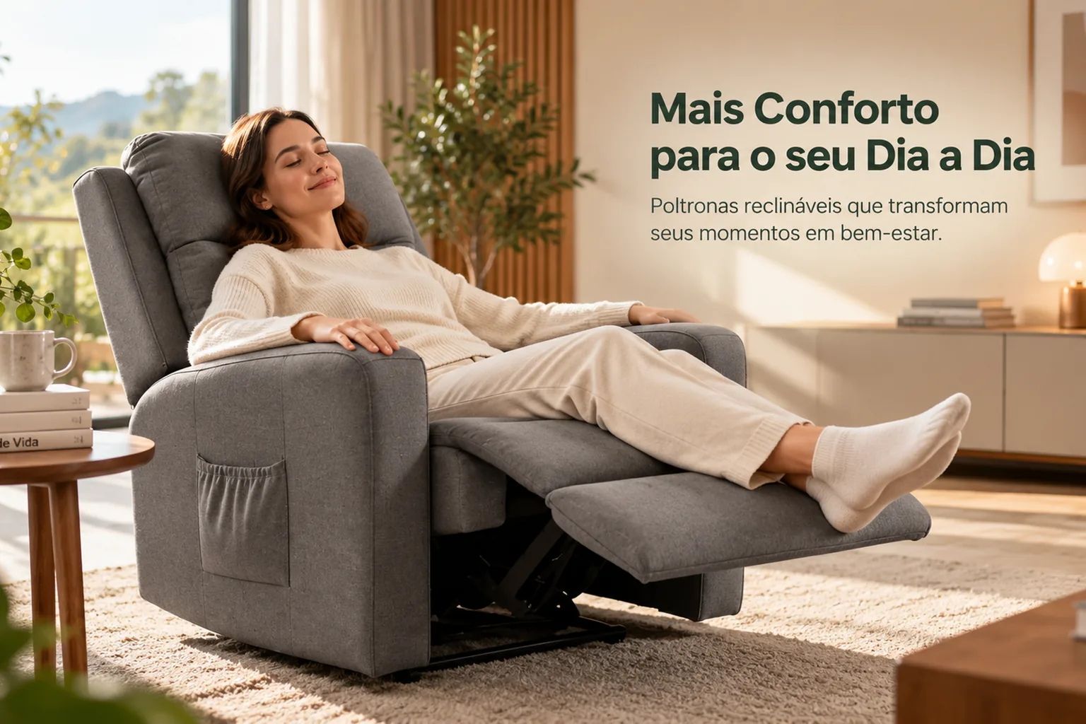 A Melhor Poltrona Reclinável de 2026: O Guia do Conforto Moderno